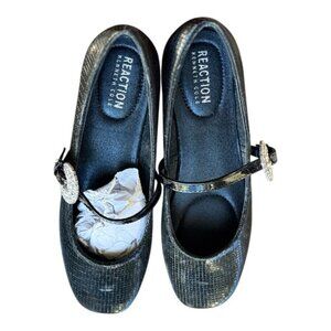 New Kenneth Cole Reaction Elwood Shoes Women's Size 8 Black Mary Janes